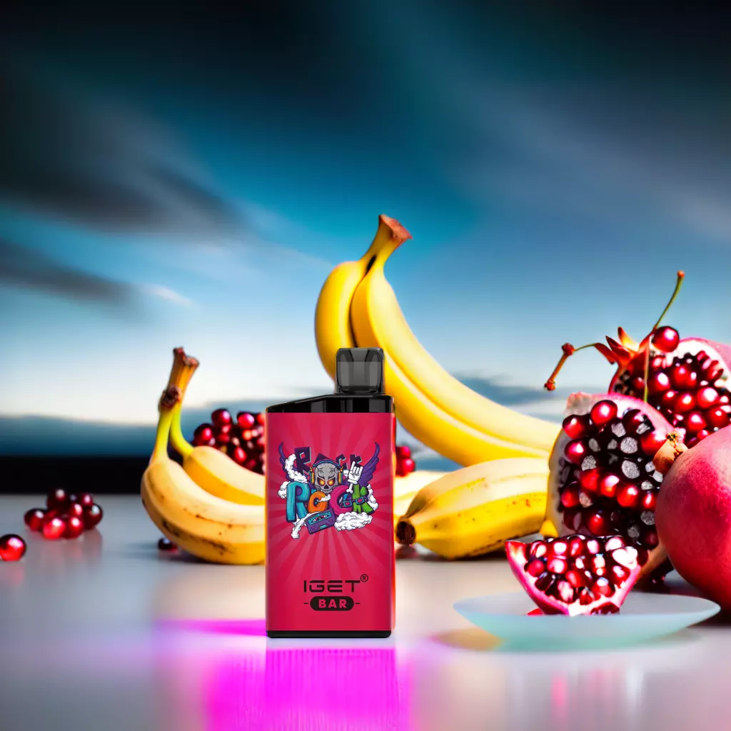 Banana Pomegranate Cherry Ice – Bar