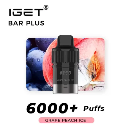 Grape Peach Ice – BAR Plus – POD ONLY