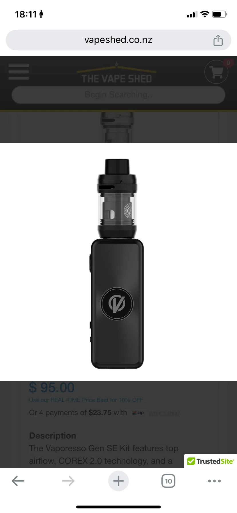 Vaporesso Gen SE (iTank T) Kit