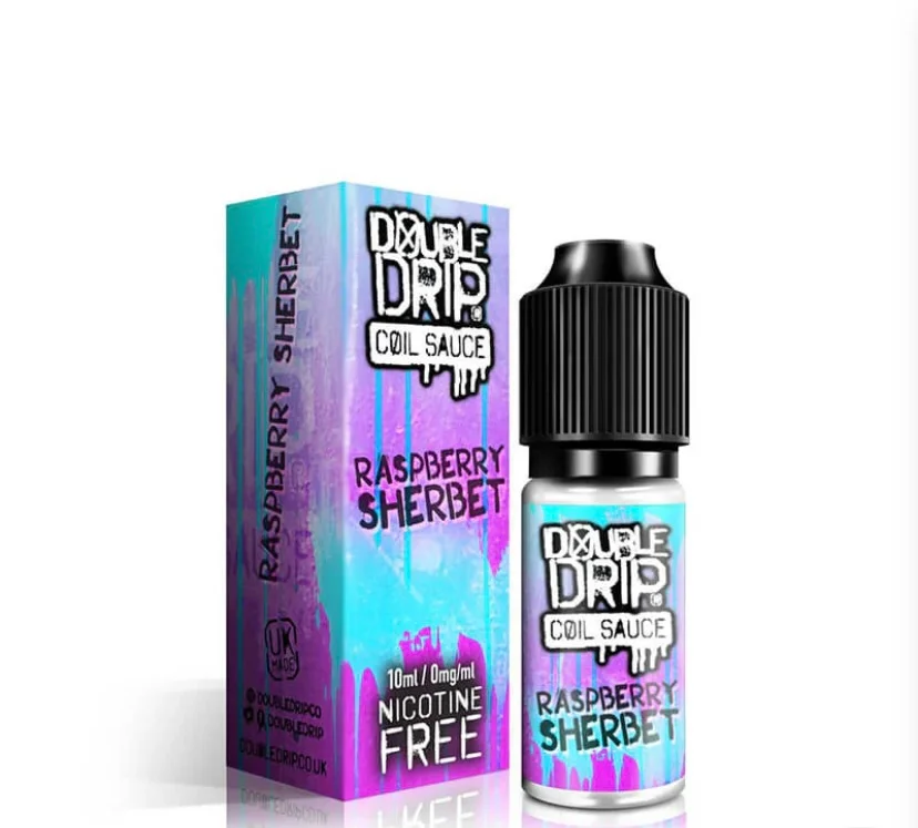 Double Drip Raspberry Sherbet E-Liquid 10ml