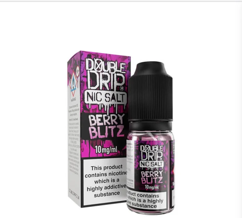 Double Drip Berry Blitz Nic Salt E-Liquid 10ml