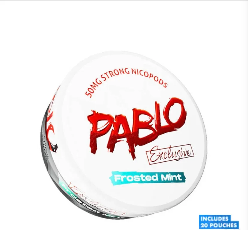 Pablo Frosted Mint Nic Pouches - 30mg