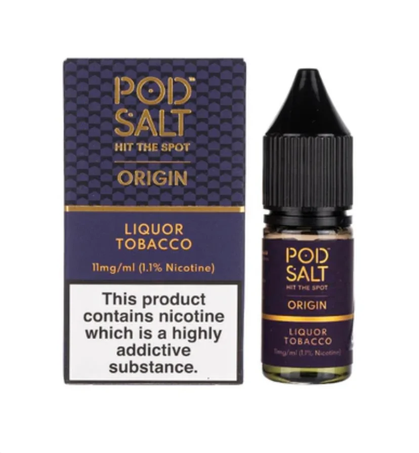 Liquor Tobacco Nic Salt by Pod Salt Origin