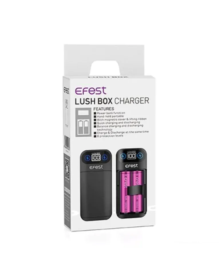 EFEST LUSH BOX BATTERY CHARGER